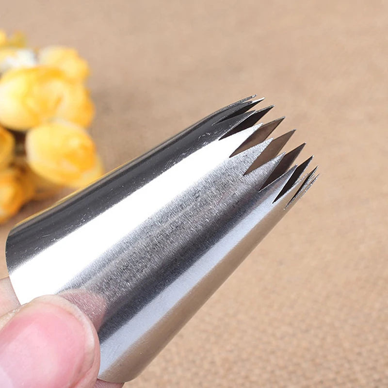 Stainless Steel Piping Nozzle – Cake & Ice Cream Icing Tip Cake Decorating Tip Axl