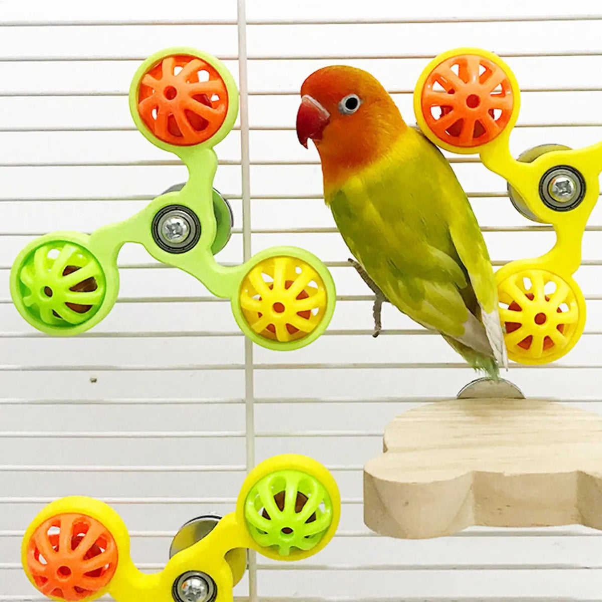 Interactive Rotating Windmill Parrot Toy | Bird Cage Toy Bird Cage Toy Axl