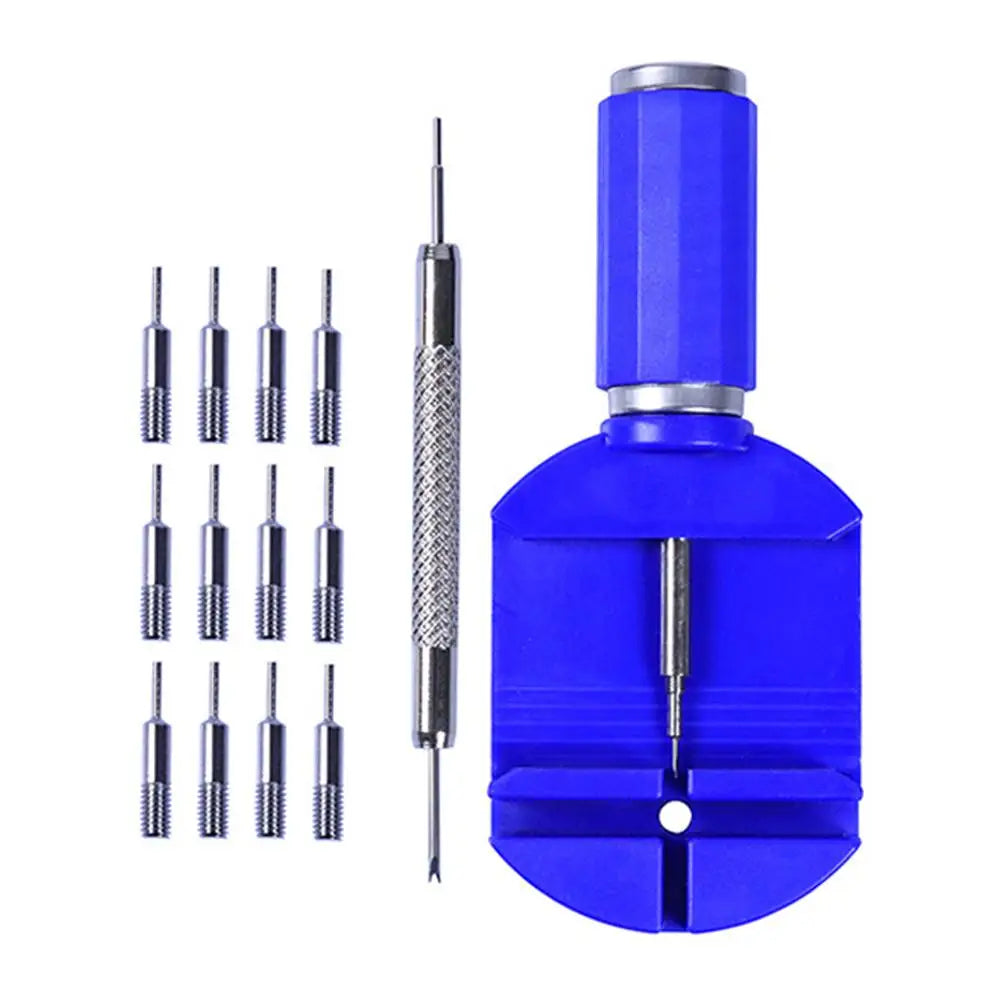 Watch Link Remover Tool Kit – 14pc Band Pin Repair Set Watch Repair Tool Kit Axl Blue