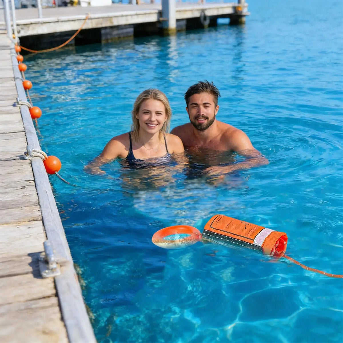 Reflective Water Rescue Throw Bag – 15m Kayak Throw Line Water Rescue Throw Bag Axl