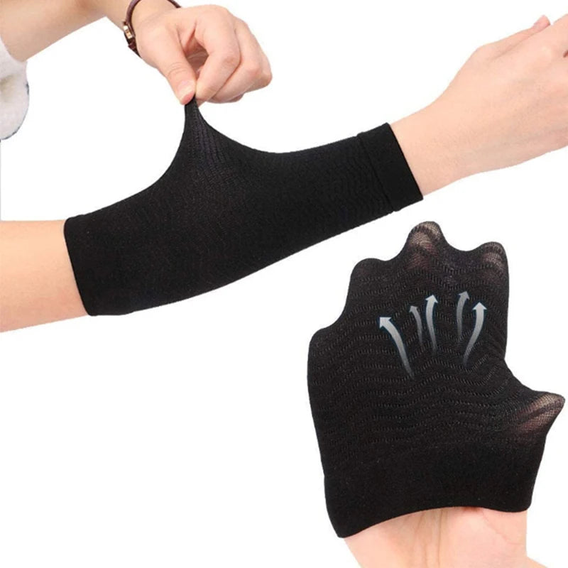 Women's Slimming Arm Shaper Sleeves – Elastic Compression Wrap Arm Shaper Sleeves Axl