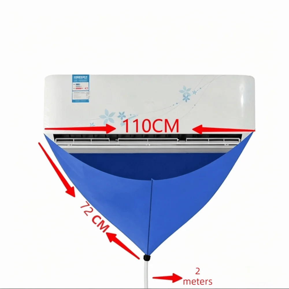 Air Conditioner Cleaning Kit – Leak-Proof Cover & Drain Pipe AC Cleaning Kit Axl Pipe Dia 0.62cm-Blue