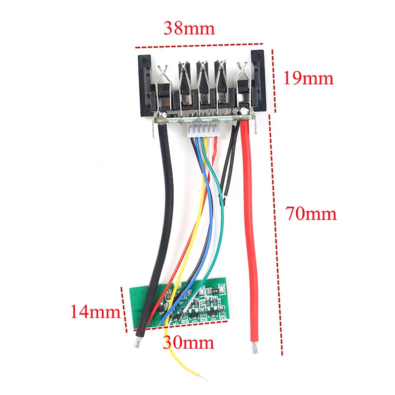 DCB200 Li-Ion Battery PCB Charging Protection Board 18V 20V Battery Protection PCB Axl Onesize