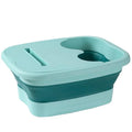 Foldable Foot Soak Tub – Portable Spa Pedicure Foot Bath Bucket Foot Bath Tub Axl Blue cover