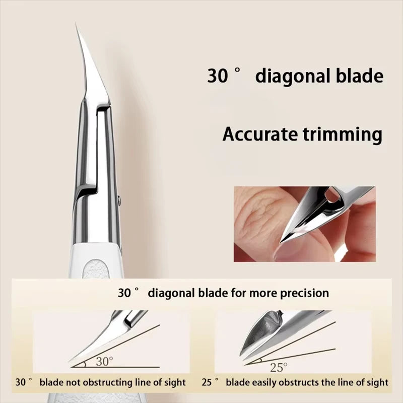 Professional Stainless Steel Nail Clippers – Anti-Splash Trimmer Nail Clippers Axl