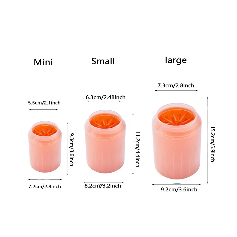 Pet Paw Cleaner Cup – Easy Dog Foot Wash Tool Dog Paw Cleaner Axl