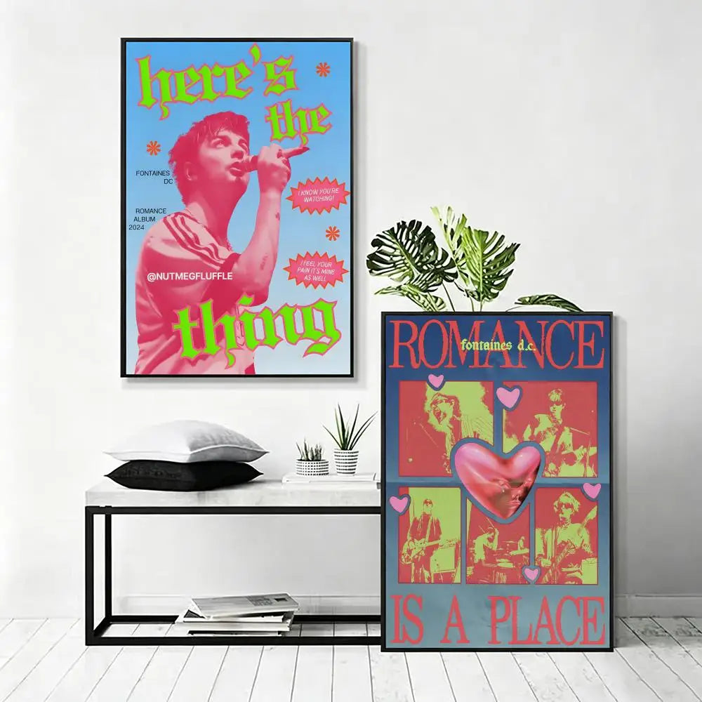 Fontaines D.C. Band Poster – HD Art Print Wall Decor Music Art Poster Axl