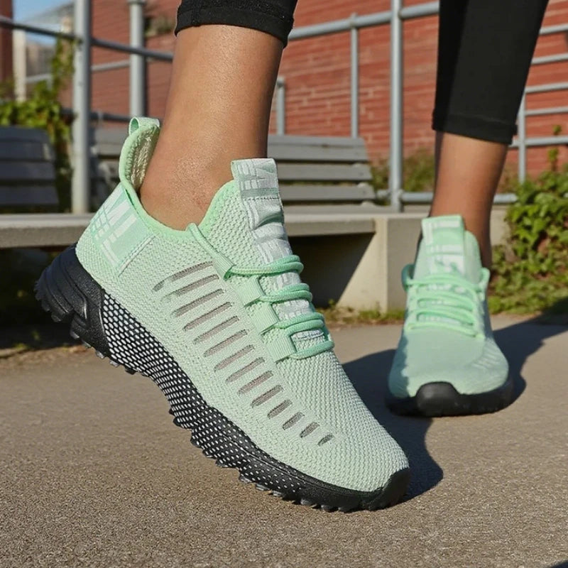 DQTBE Women's Mesh Sneakers – Breathable Lightweight Walking Shoes Women's Mesh Sneakers Axl