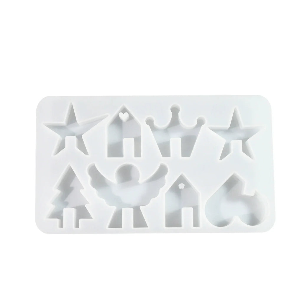 Angel House Silicone Mold – DIY Concrete & Gypsum Casting Silicone Craft Mould Axl Light Grey