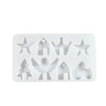 Angel House Silicone Mold – DIY Concrete & Gypsum Casting Silicone Craft Mould Axl Light Grey