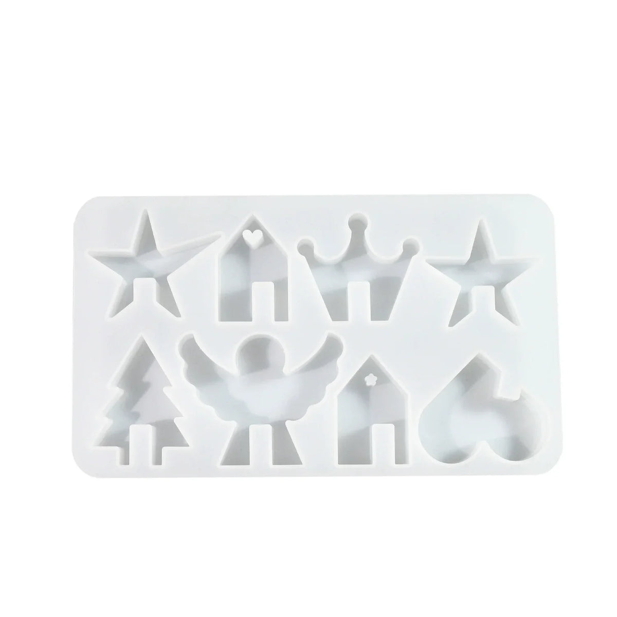 Angel House Silicone Mold – DIY Concrete & Gypsum Casting Silicone Craft Mould Axl Light Grey