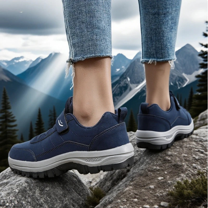 AZGB Women's Breathable Slip-On Sneakers – Thick Sole, All-Season Women's Sneakers Axl