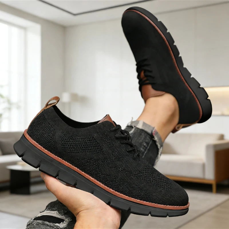 ZULIWAGN Men's Lightweight Breathable Knit Mesh Sneakers Men's Casual Sneakers Axl