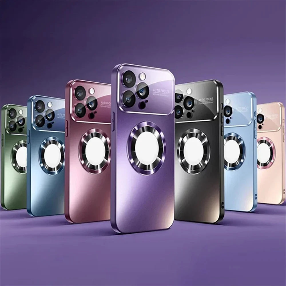 Titanium Matte Magnetic iPhone Case – MagSafe Compatible Magnetic Phone Case Axl