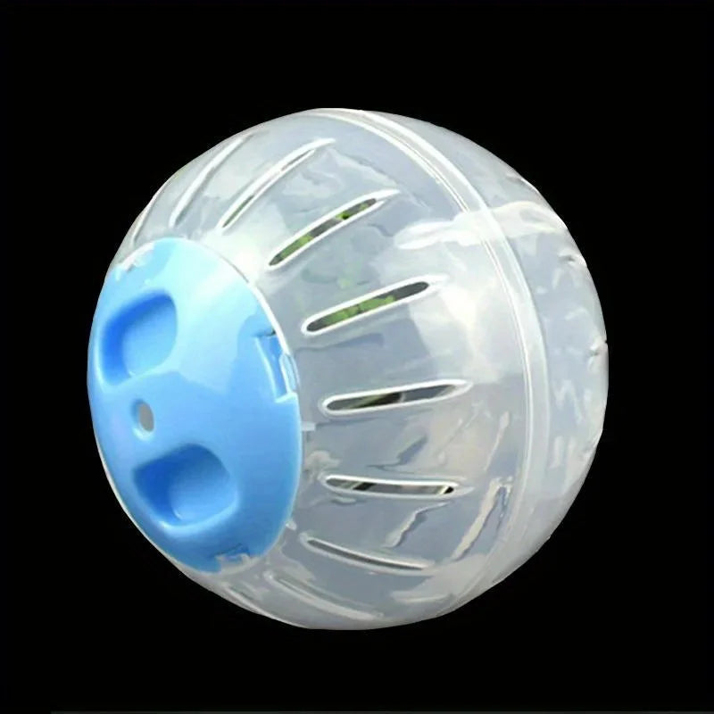 Hamster Exercise Ball – Transparent Running Ball for Small Pets Small Pet Exercise Ball Axl Blue-10cm