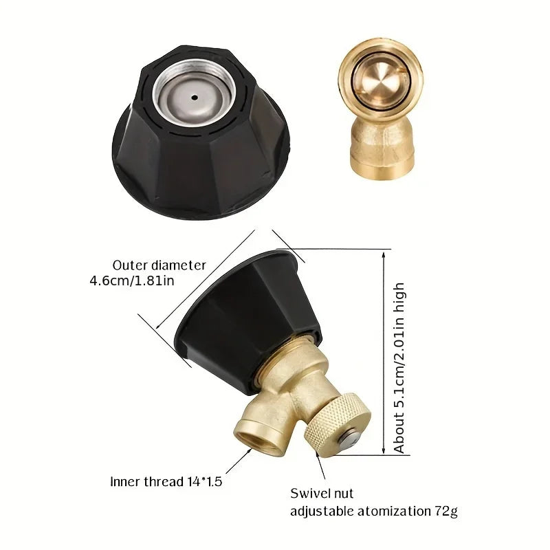 Adjustable High-Pressure Vortex Garden Spraying Nozzle Garden Spray Nozzle Axl