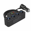 120W 4-Port USB & Type-C Fast Car Charger – Multi-Device Car Charger Axl CH64