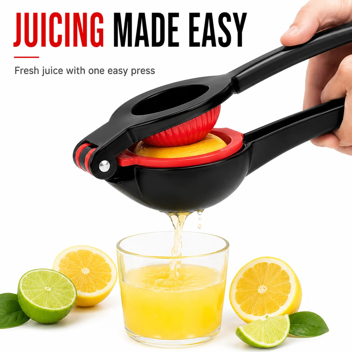 Uwhise 2-in-1 Heavy Duty Metal Lemon Squeezer & Citrus Juicer Citrus Juicer Press Axl