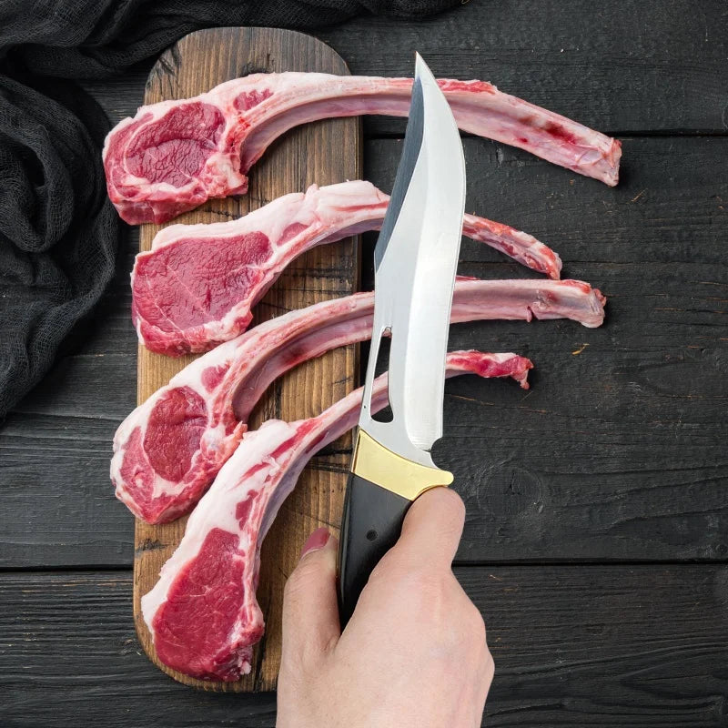 Hand-Forged Boning Knife – 8cr15 Steel & Ebony Handle 24.7cm Boning Kitchen Knife Axl
