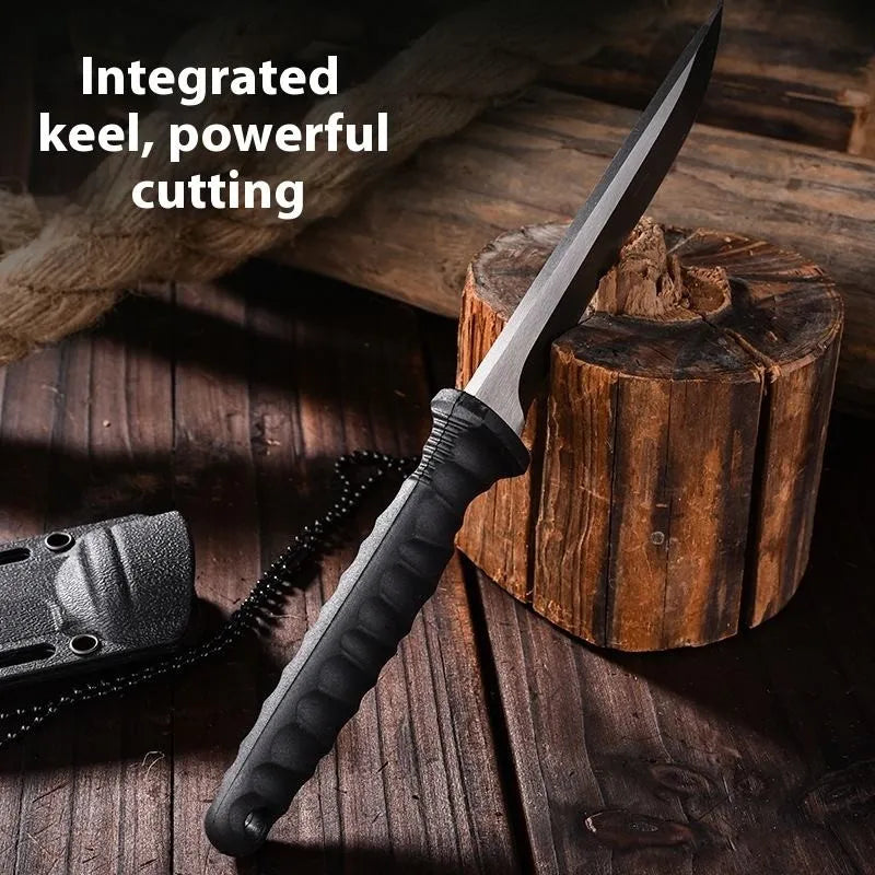 Outdoor Fixed Blade Camping Knife – Stainless Steel & Sheath Fixed Blade Knife Axl