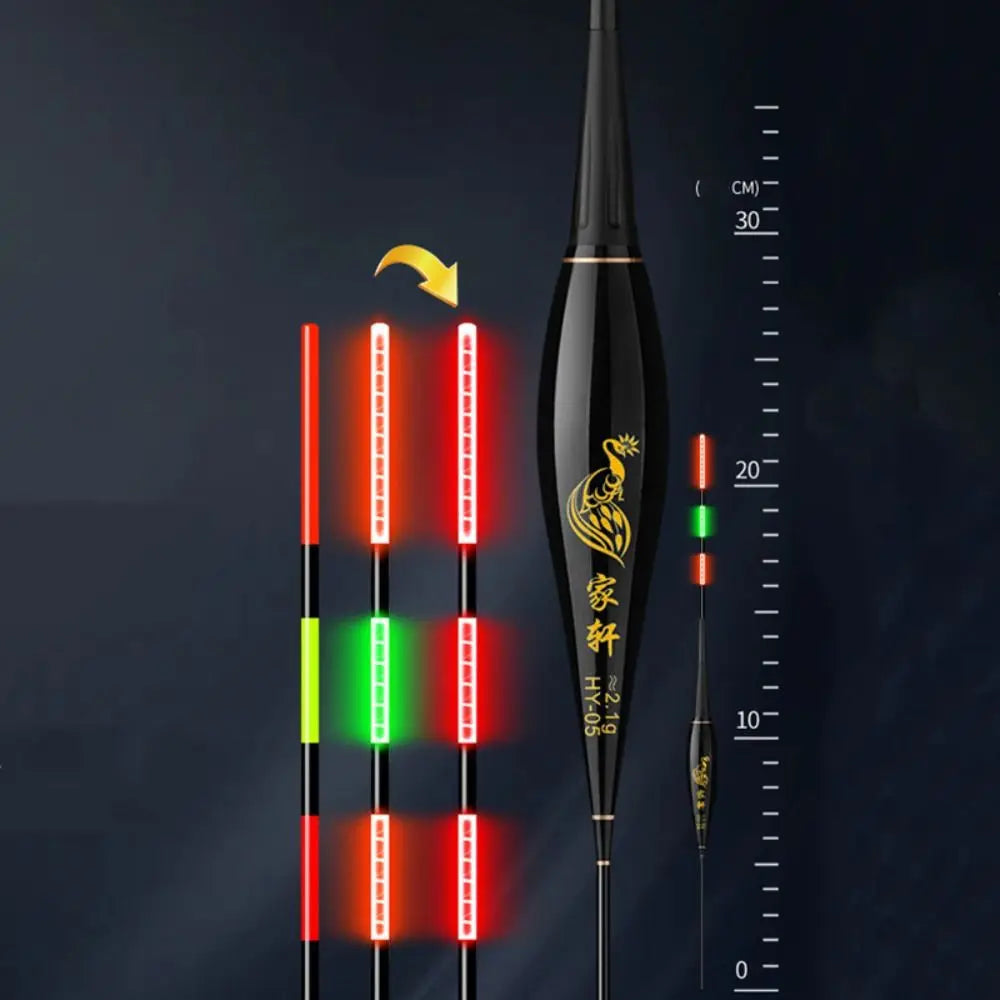 Smart LED Fishing Float – Gravity Sensor Night Fishing Buoy LED Fishing Float Axl 22cm-eat lead 2.1g