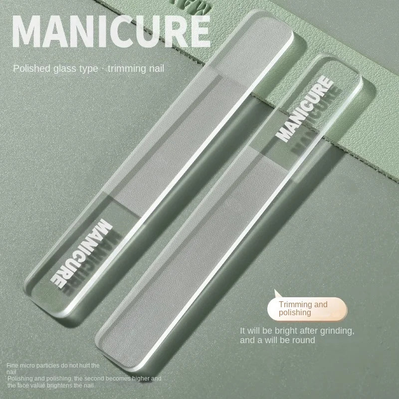 Nano Glass Nail File – Stainless Steel Buffer & Polish Tool Glass Nail File Axl Default Title
