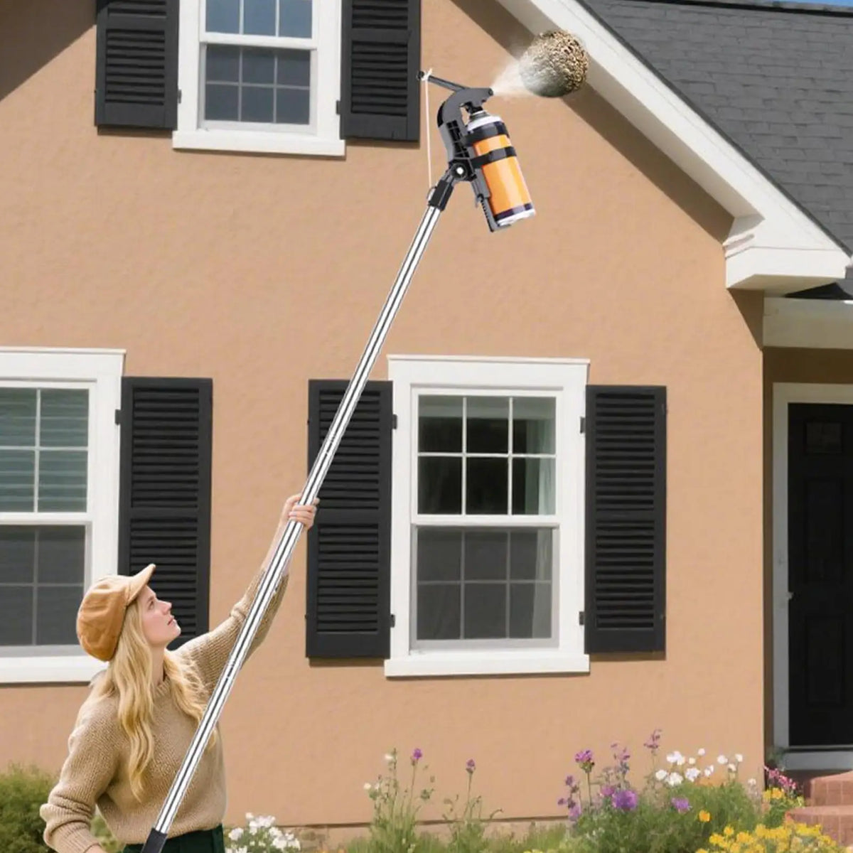 Adjustable Spray Can Extension Pole – Telescopic Angle Adaptor Spray Pole Adaptor Axl