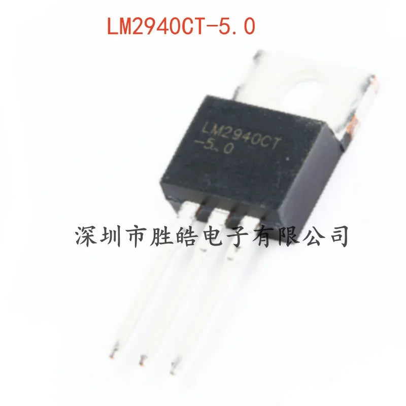 5PCS LM2940CT-5.0 5V 1A TO-220 Voltage Regulator IC Voltage Regulator IC Axl Default Title