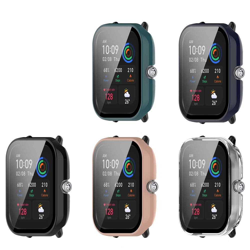 PC Case & Screen Protector for Amazfit GTS 4 Mini Watch Smartwatch Case Axl