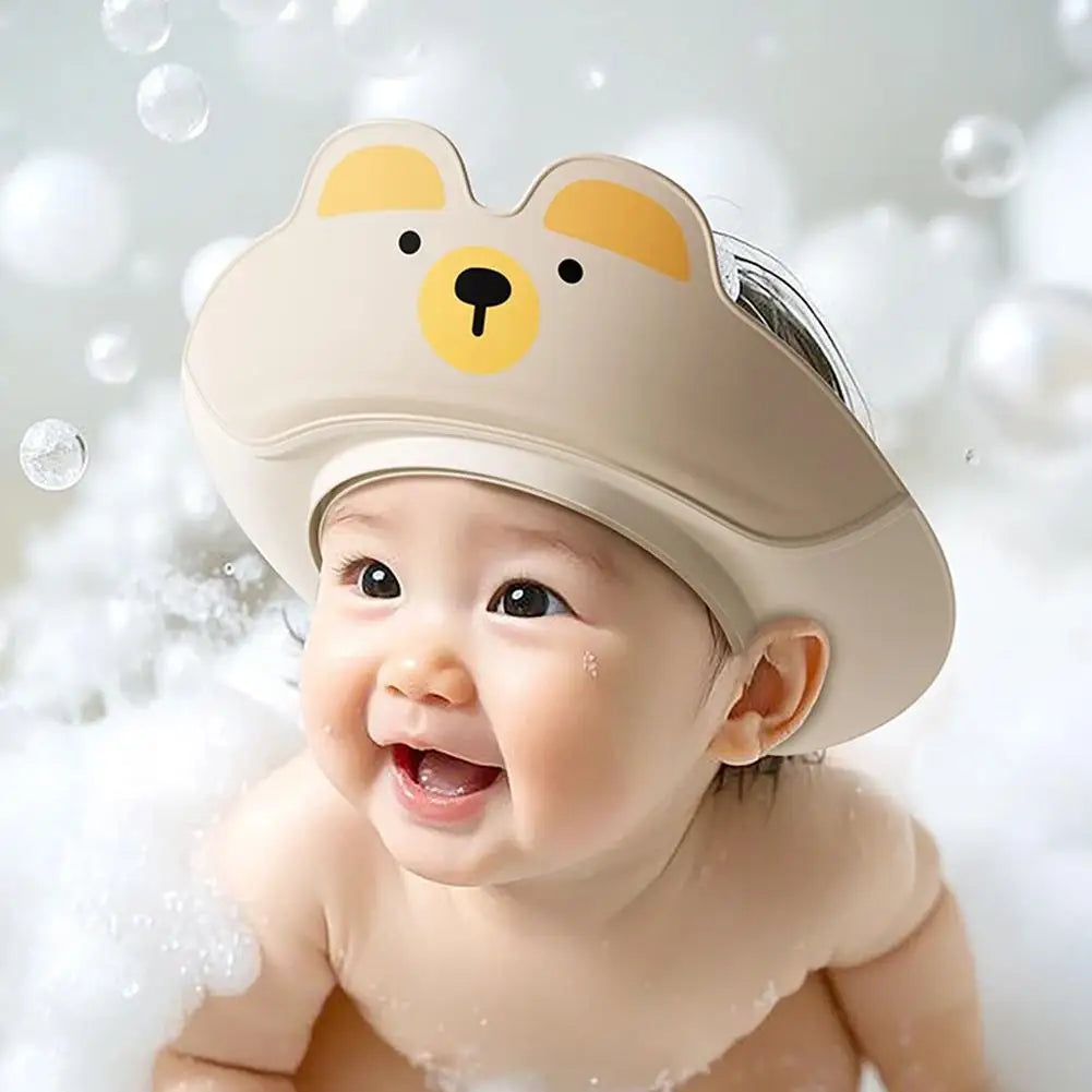 Dinosaur Baby Shampoo Cap – Adjustable Kids Shower Hat Baby Bath Cap Axl