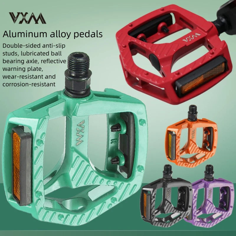 Ultralight Aluminum MTB Bike Pedals – Non-Slip Wide Platform Bike Pedals Axl