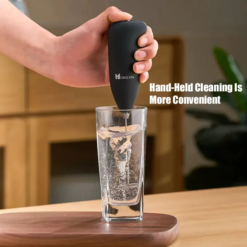 KEMORELA Mini Electric Milk Frother – Handheld Coffee Whisk Milk Frother Whisk Axl