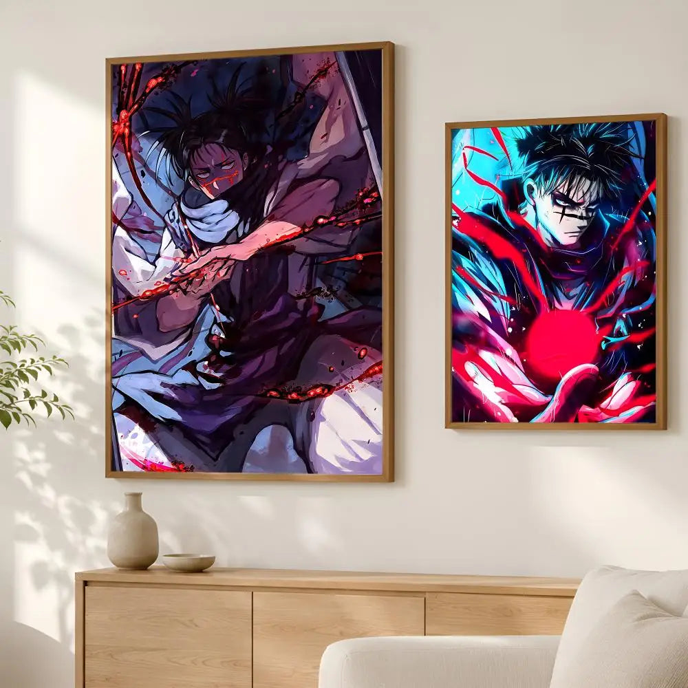 Anime Choso Self-Stick HD Wall Poster – Waterproof PVC Decor Anime Wall Poster Axl