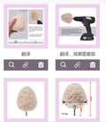 4-Inch Wool Buffing Ball Hex Shank – Auto & Craft Polishing Wheel Wool Polishing Wheel Axl China Mainland