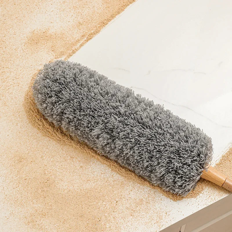 Anti-Static Lambswool Duster Brush – Home Cleaning Tool Lambswool Duster Brush Axl