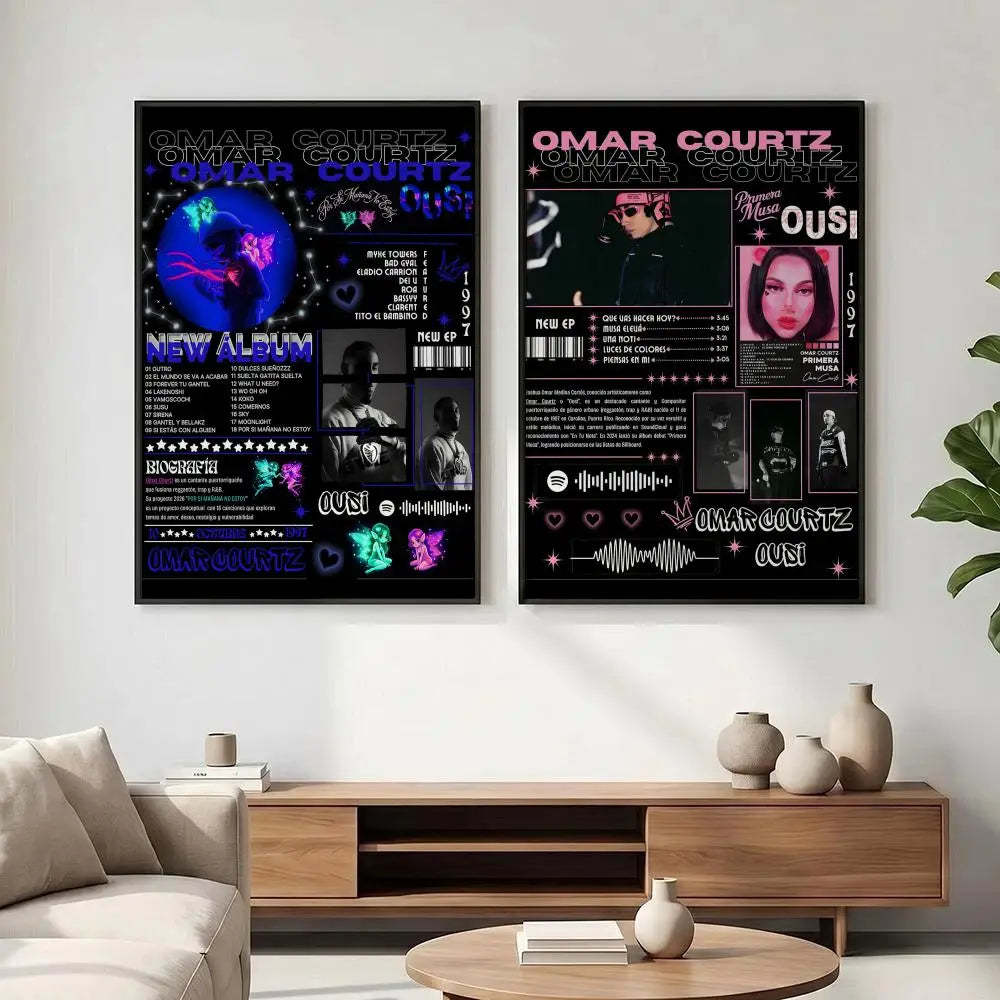 Omar Courtz HD Poster – Waterproof Wall Art for Home & Bar Wall Art Poster Axl