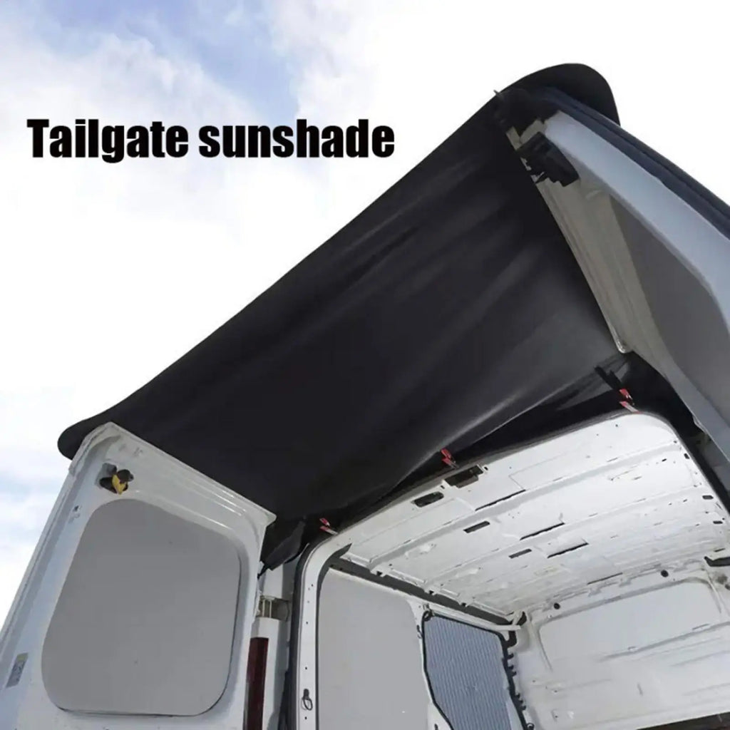 Rear Door RV Awning – Waterproof Van & Campervan Canopy RV Rear Door Awning Axl