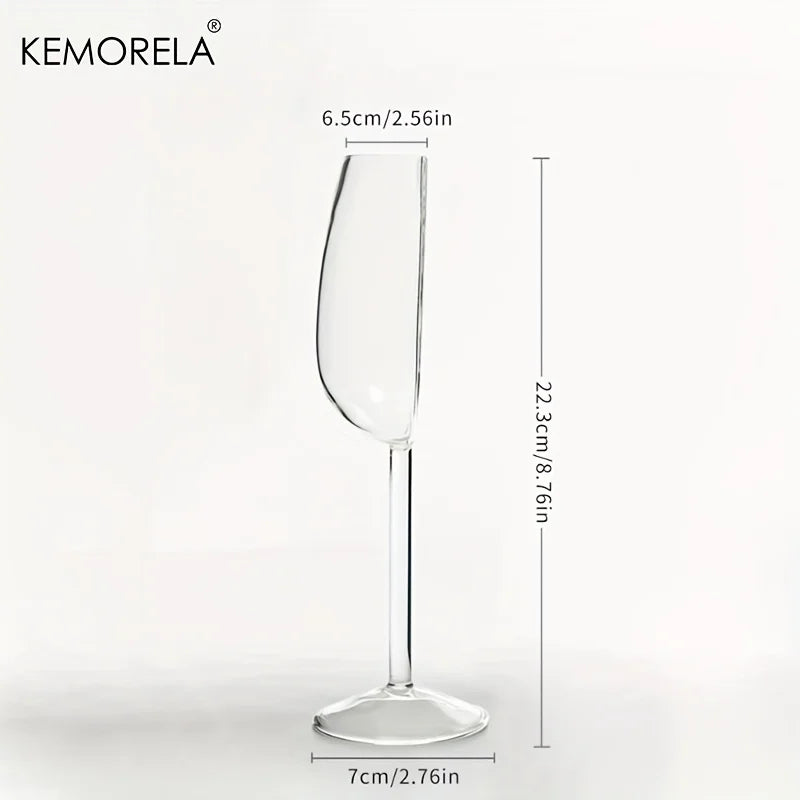 KEMORELA Semi-Circular Novelty Wine & Champagne Glasses Novelty Wine Glasses Axl