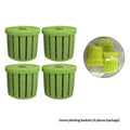 4-Pack Aquarium Net Planter Cups | Hydroponic Fish Tank Baskets Aquarium Planter Basket Axl Green
