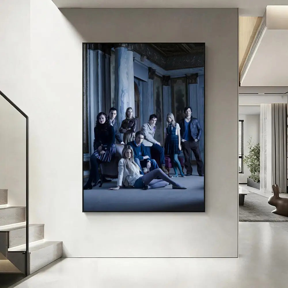 Gossip Girl HD Art Poster – Waterproof Aesthetic Wall Decor Wall Art Poster Axl White14 15X20cmNoframe