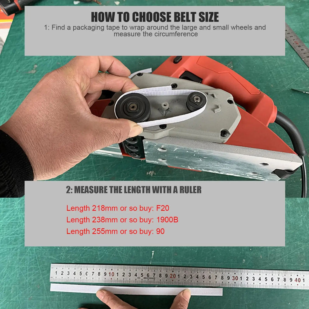 Nylon Woodworking Planer Drive Belt – F20, 1900B & 90 Planer Drive Belt Axl