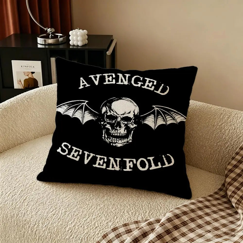 Avenged Sevenfold Linen Cushion Cover | Sofa & Bedroom Decor Linen Cushion Cover Axl