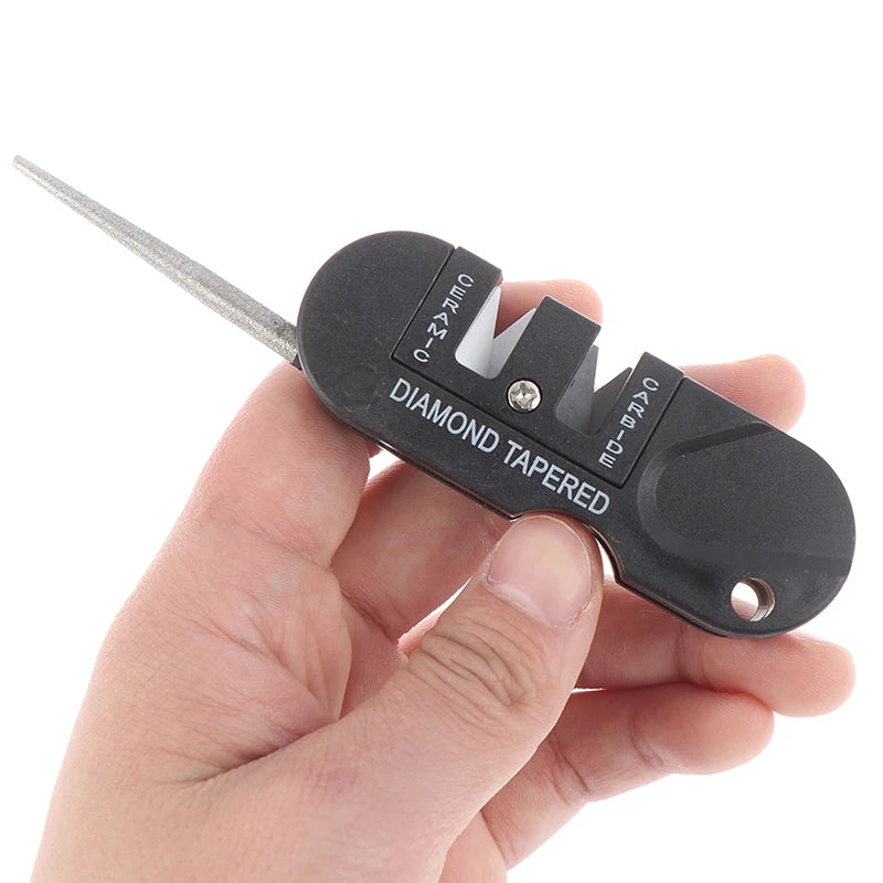 3-in-1 Portable Knife Sharpener – Tungsten Ceramic Carbide Knife Sharpener Axl