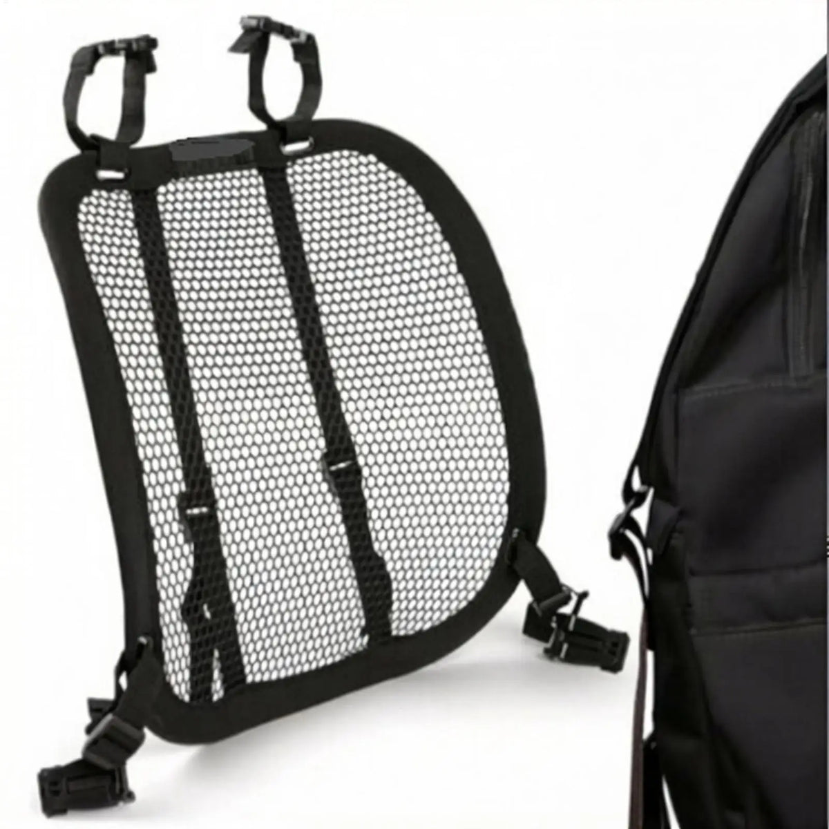 Backpack Airflow Spacer Frame – 3D Breathable Lumbar Back Pad Backpack Ventilation Frame Axl