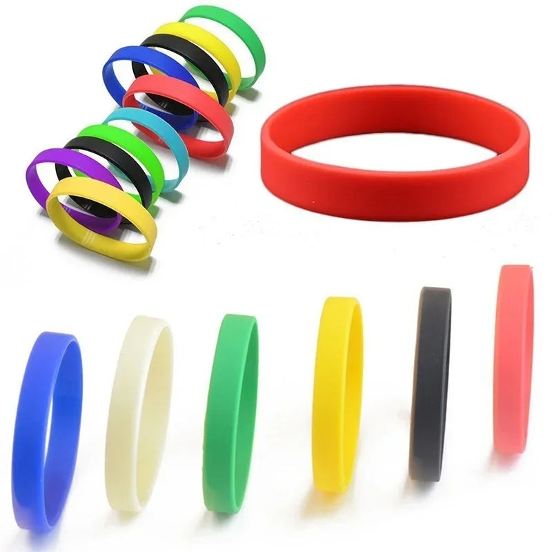 5-Pack Glow Silicone Sports Wristbands – Basketball Bracelet Set Silicone Wristband Set Axl