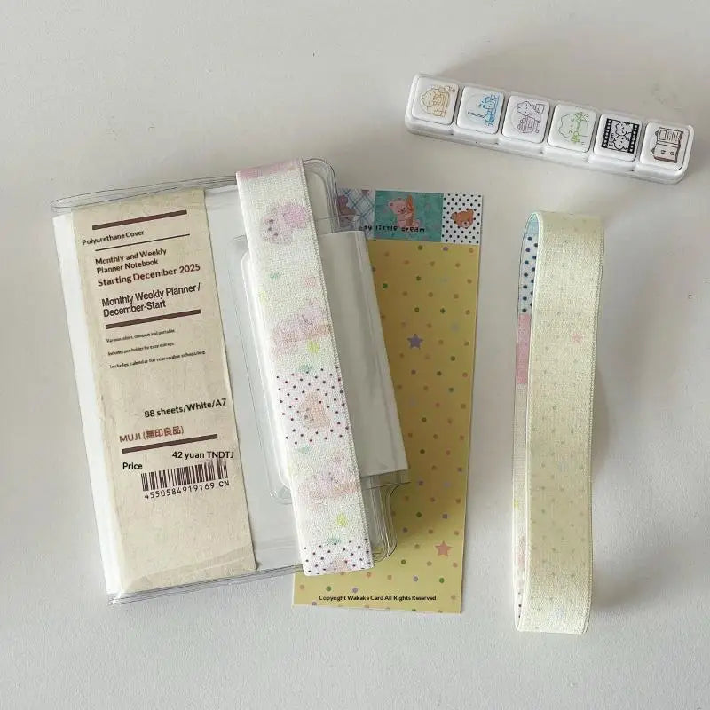 Elastic Notebook Closure Band – A7 M5 Journal Star Strap Notebook Closure Band Axl A4