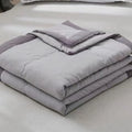 Double-Sided Cooling Blanket – Breathable Cotton Summer Quilt Cooling Blanket Axl Grey-100x140cm
