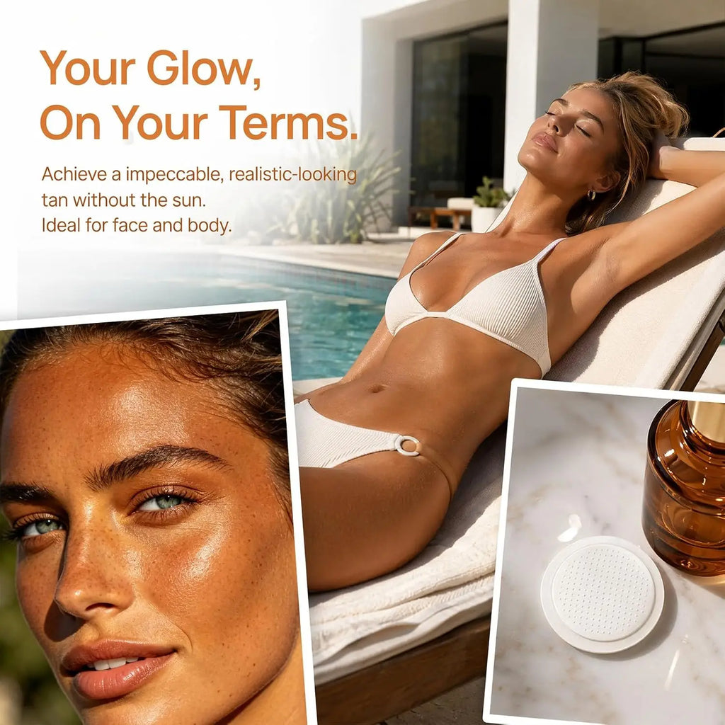 Sun Free Glow Microdart Tanning Patches – 10 Pcs for Women Self Tanning Patches Axl