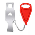 Portable Door Security Lock Latch – Travel, Hotel & Home Portable Door Lock Axl Red