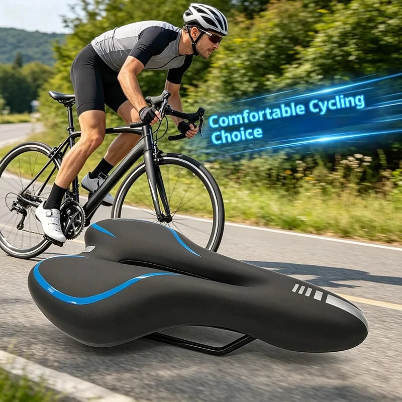 Silicone Gel Bike Saddle – MTB & Road Cycling Seat Cushion Bike Saddle Axl